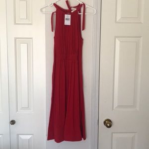 Fluid crepe tie back dress (size 4) Kate Spade